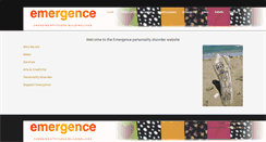Desktop Screenshot of emergenceplus.org.uk