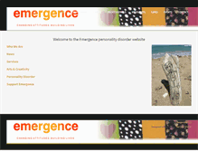 Tablet Screenshot of emergenceplus.org.uk